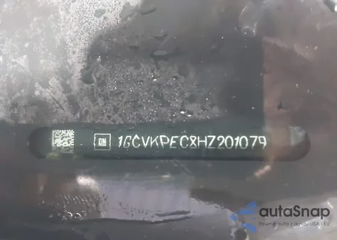 2017 Chevrolet Silverado 1500 Custom из США, поврежденный, VIN 1GCVKPEC8HZ201079